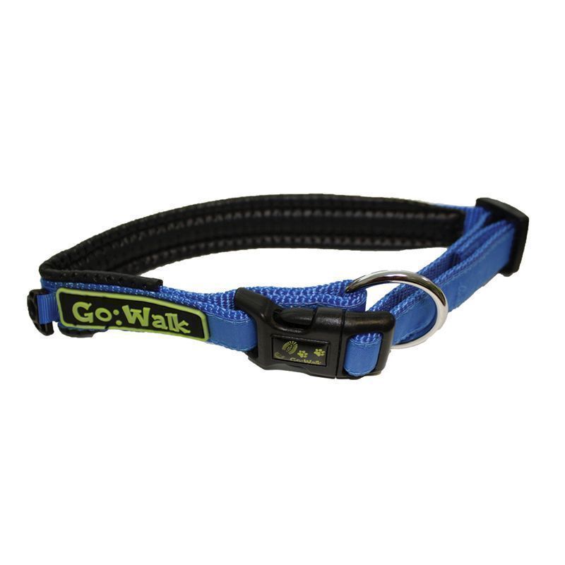 Happy Pet Medium Blue Go Walk Dog Collar